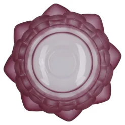 Fashion NANU-NANA Teelichthalter Lotus, Lila, 9 X 4.3 Cm
