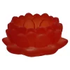 Sale NANU-NANA Teelichthalter Lotus, Orange, 9 X 4.3 Cm