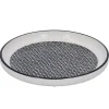 Outlet NANU-NANA Teller China, Perlen, Schw/wss, 16.5 Cm