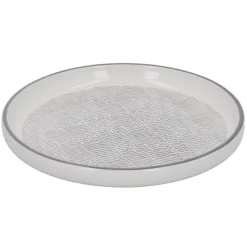Outlet NANU-NANA Teller China, Striche, Dunkelgrau/wss, 16.5 Cm