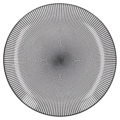 Fashion NANU-NANA Teller Malina, No. 2/Spirale/Kreis, 26 Cm