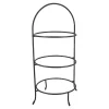 Hot NANU-NANA Tellerständer 3 Ringe, Schwarz, 45 Cm