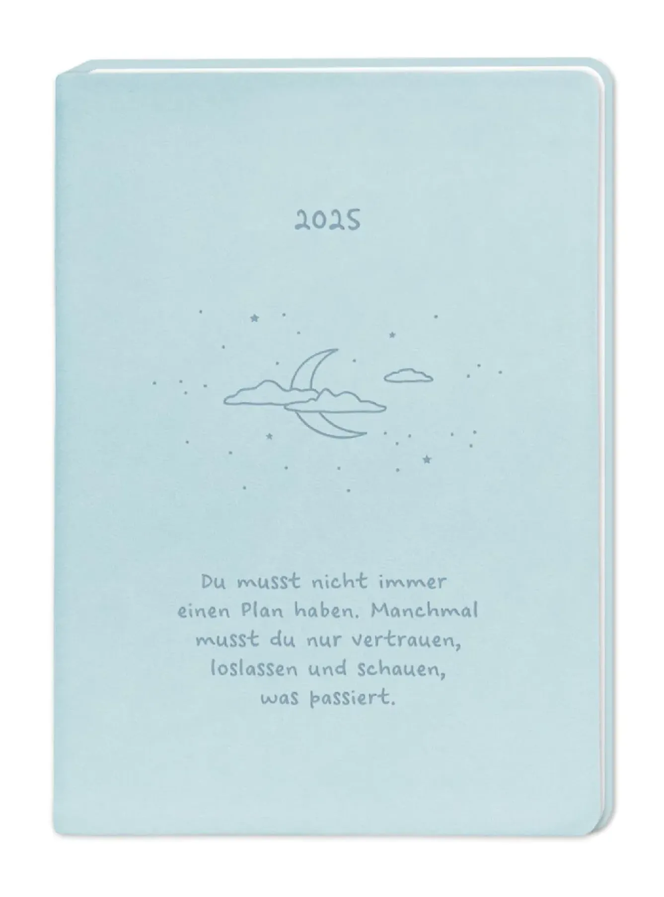 Sale NANU-NANA Terminplaner Lederlook, 2025, Hellblau