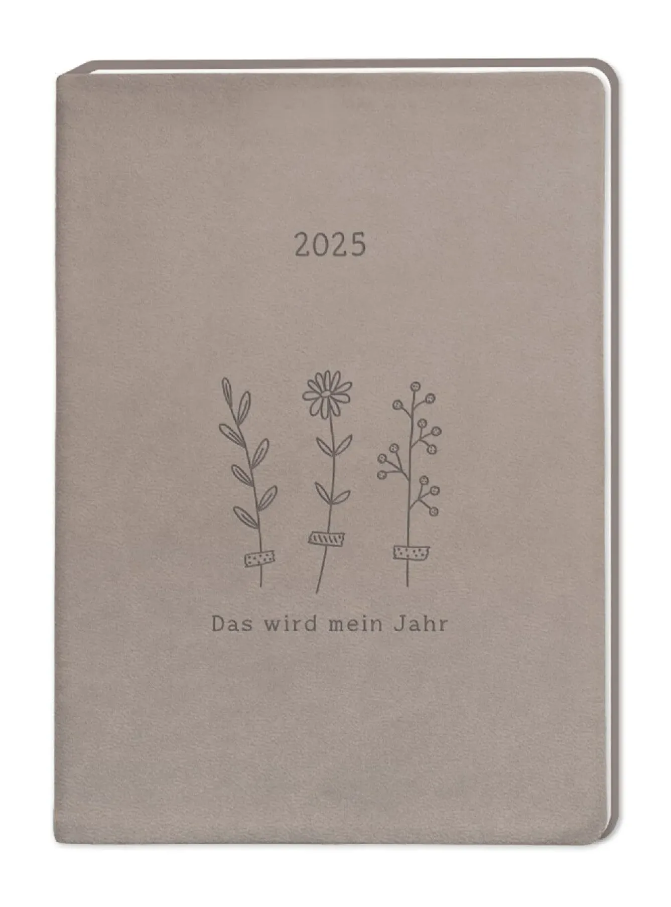 Hot NANU-NANA Terminplaner Lederlook, 2025, Taupe