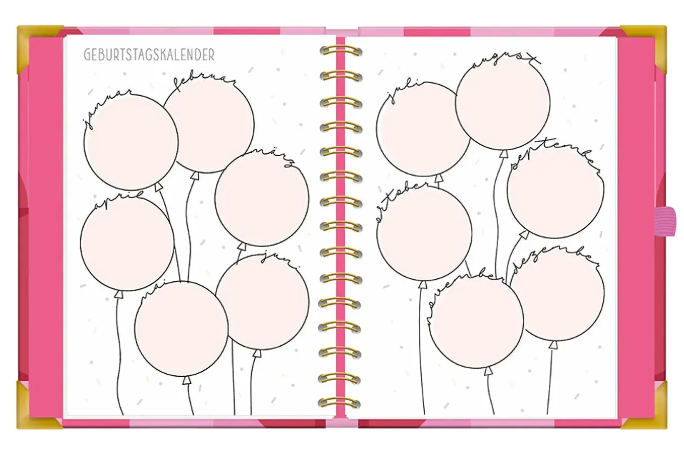 Sale NANU-NANA Terminplaner Premium 2025, Pink