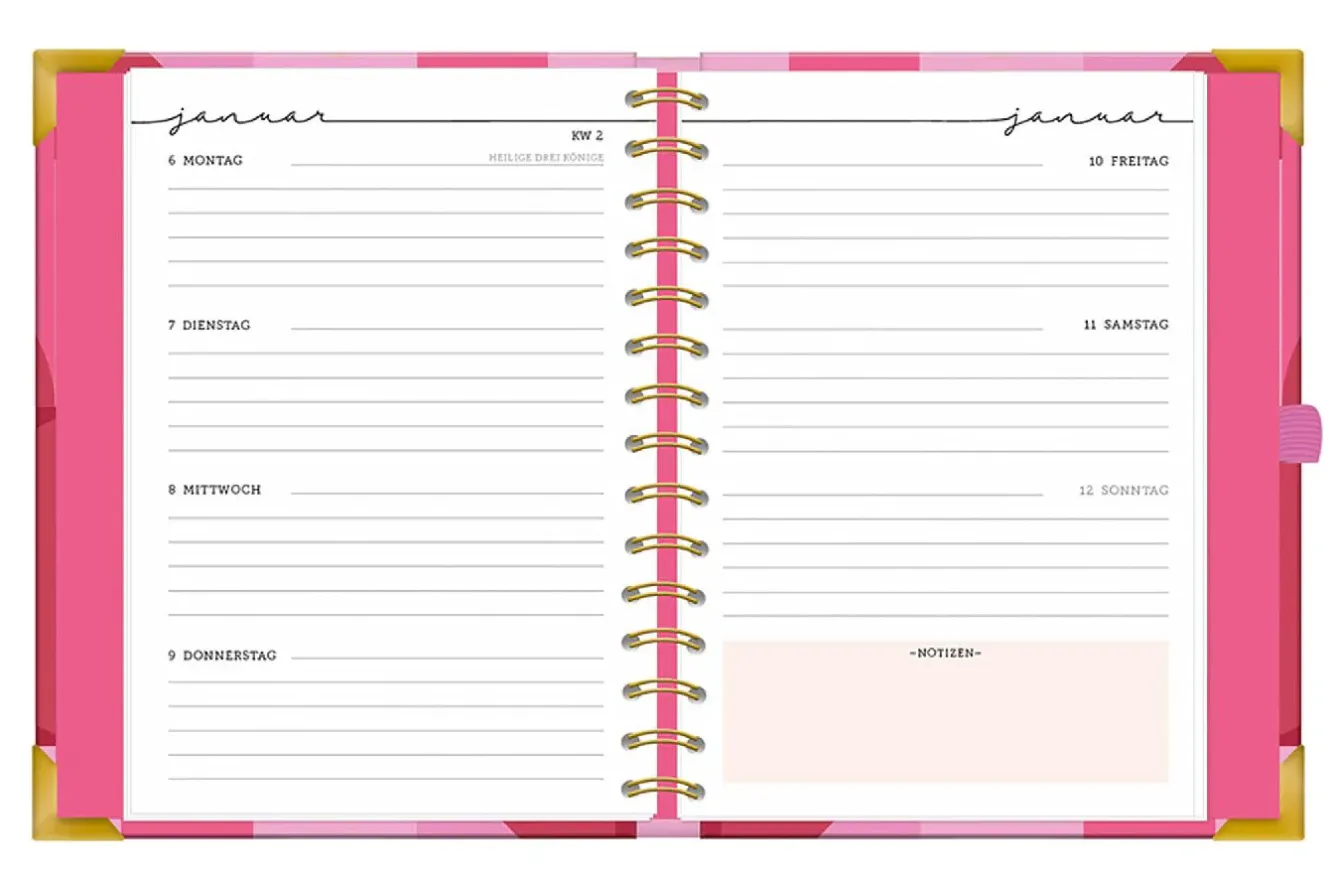 Sale NANU-NANA Terminplaner Premium 2025, Pink