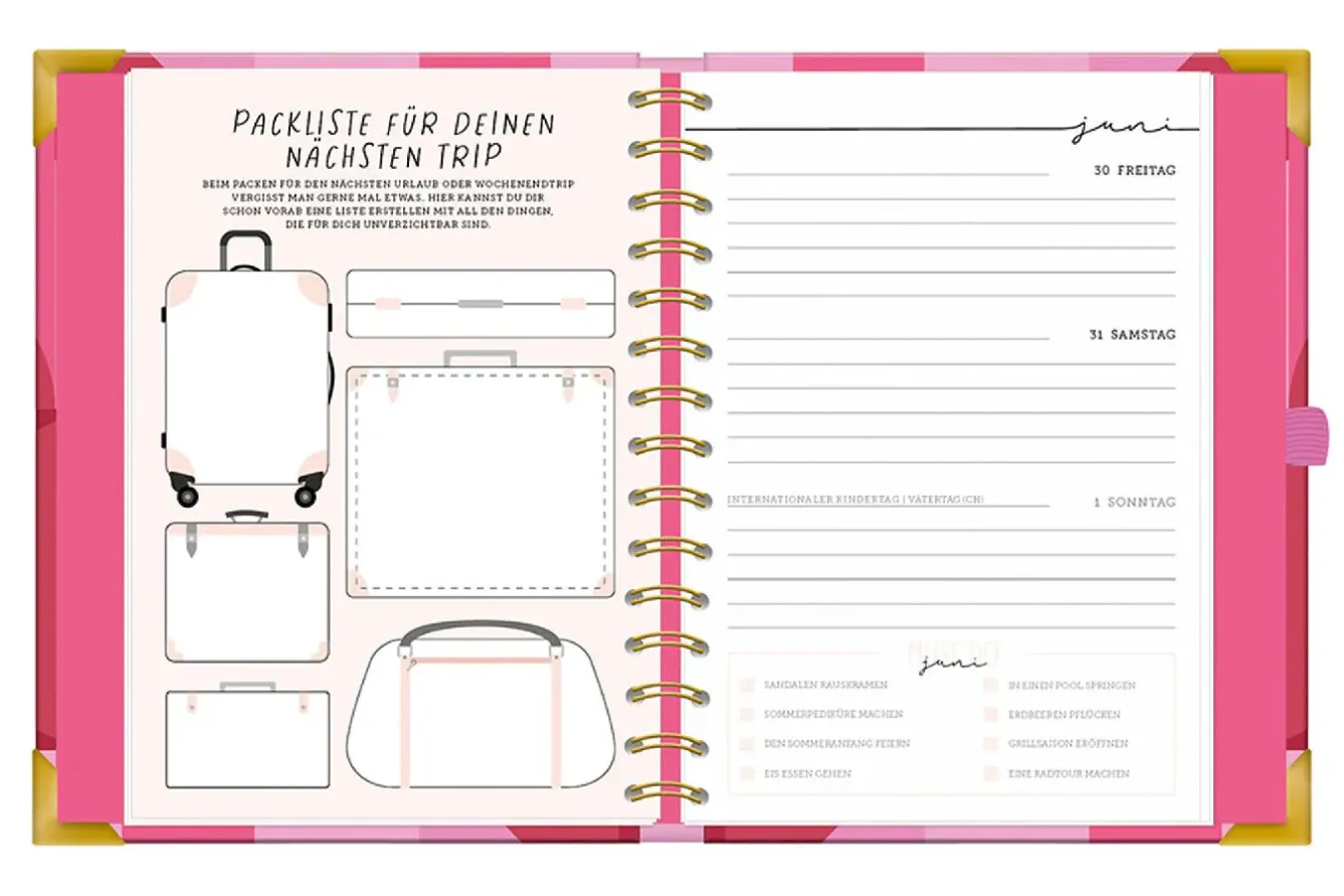 Sale NANU-NANA Terminplaner Premium 2025, Pink
