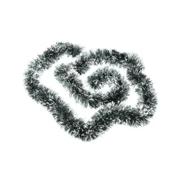 New NANU-NANA Tinsel-Girlande, Grün/weiß, 2 M