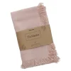 Discount NANU-NANA Tischläufer Fransen, Rosa, 40 X 150 Cm