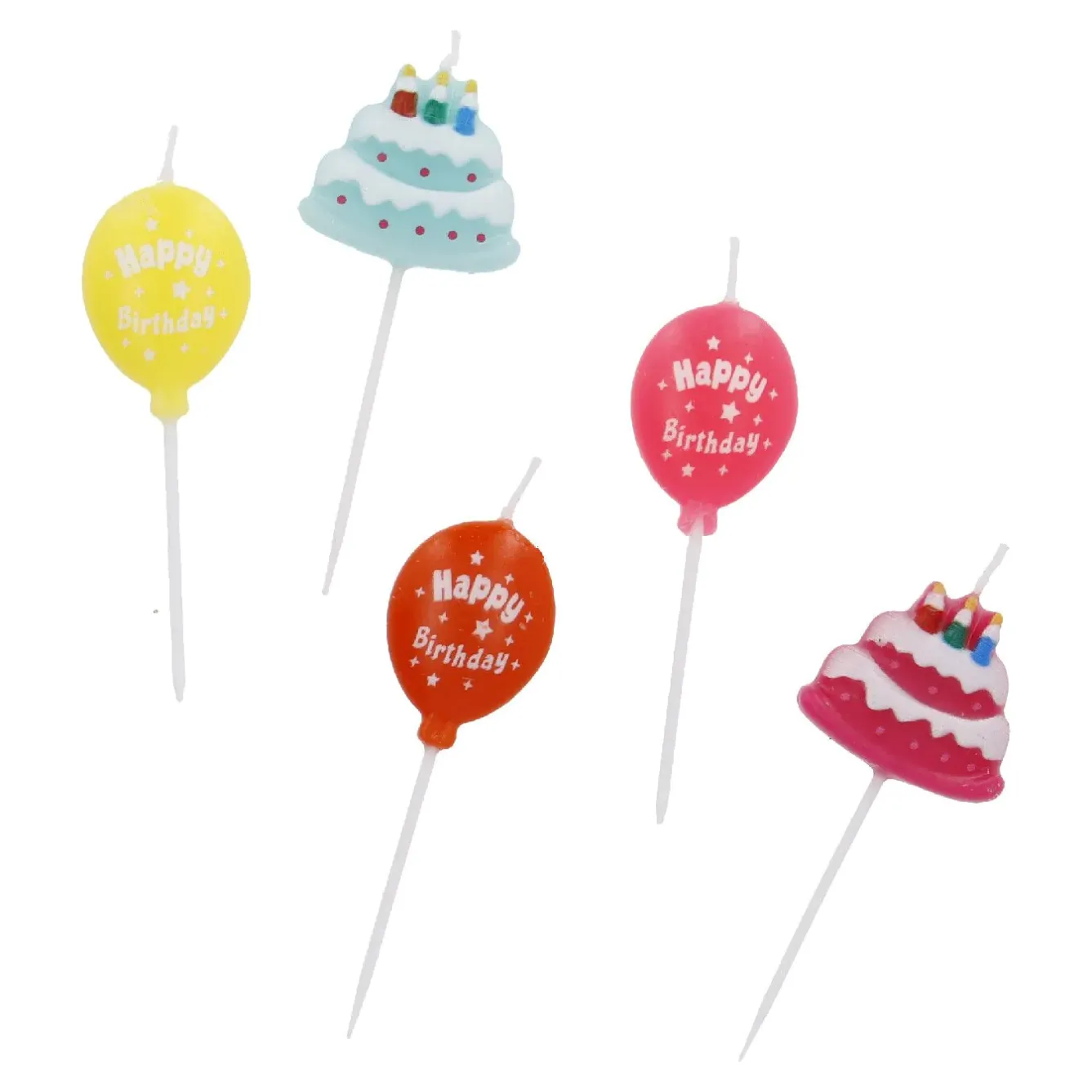 Best NANU-NANA Tortenkerze Geburtstag, Ballons/Torten