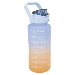 Online NANU-NANA Trinkflasche Motivation, Blau-orange, 2 L