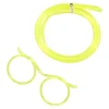 Online NANU-NANA Trink-Schlauch Brille, Gelb