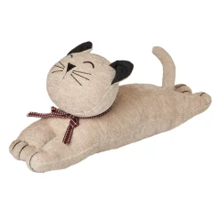Fashion NANU-NANA Türstopper Katze, Liegend/creme, 38 Cm