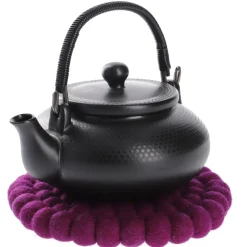 Clearance NANU-NANA Untersetzer Filzkugeln, Lila, 20 Cm