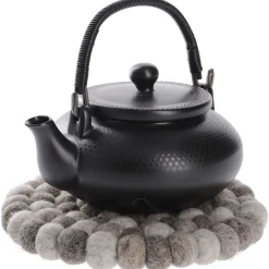 Hot NANU-NANA Untersetzer Filzkugeln, Taupe Mix, 20 Cm