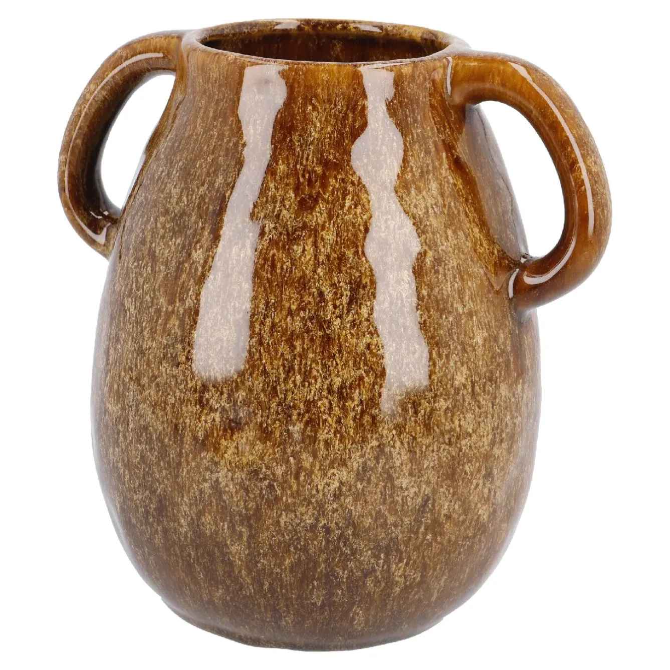 Best NANU-NANA Vase Krug Mit Griffen, Braun, 18 Cm