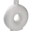 Discount NANU-NANA Vase Loch, Weiß, 20 Cm