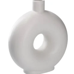 Discount NANU-NANA Vase Loch, Weiß, 20 Cm