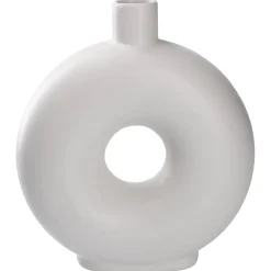 Discount NANU-NANA Vase Loch, Weiß, 20 Cm