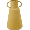 Outlet NANU-NANA Vase Metall, Hoch/gelb, 19.5 Cm