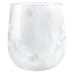 Best NANU-NANA Vase Tupfen, Bauchig/weiß, 16 Cm