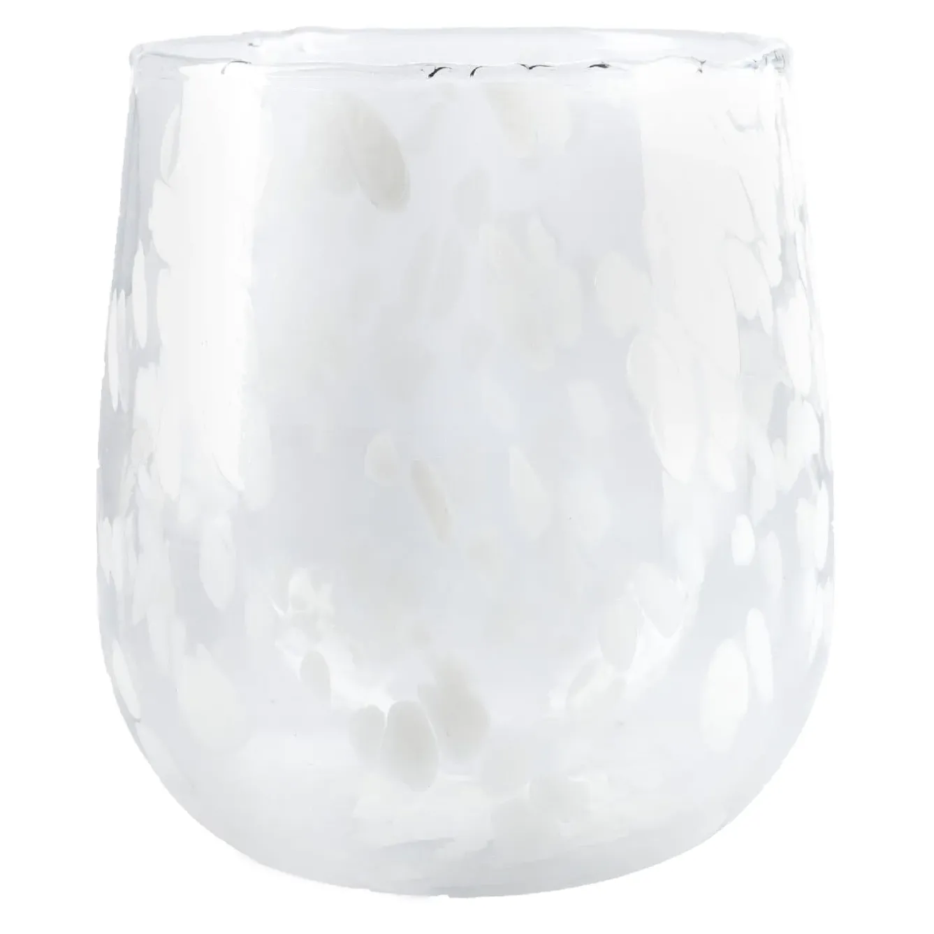 Best NANU-NANA Vase Tupfen, Bauchig/weiß, 16 Cm