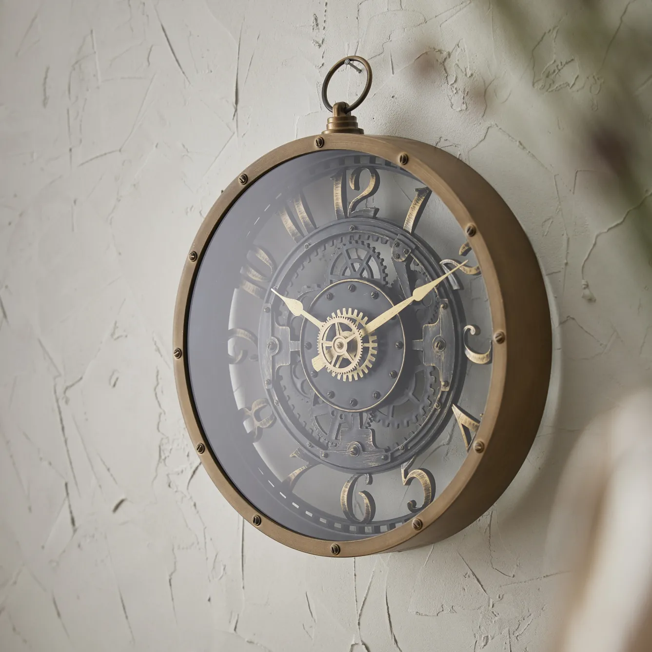 Outlet NANU-NANA Wanduhr Antik, Mechanisch, 27 Cm
