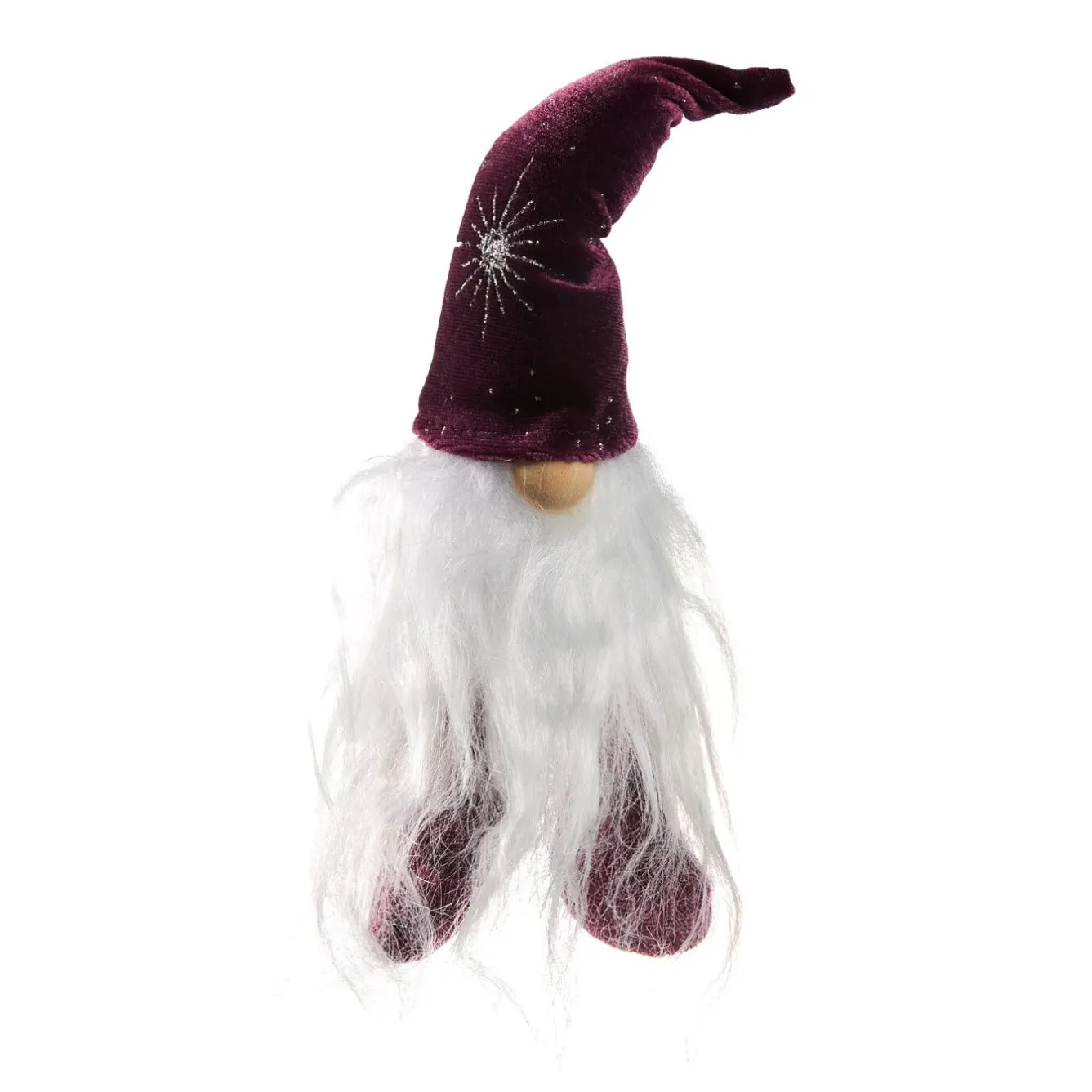 Clearance NANU-NANA Wichtel Glitter, Dunkelpink, 21 Cm