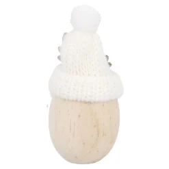 Clearance NANU-NANA Wichtel Mütze/Geweih, Creme, 9 Cm