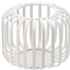 Fashion NANU-NANA Windlicht Metall, Weiß, 10 X 8 Cm