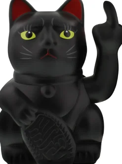 Online NANU-NANA Winkekatze Stinkefinger, Schwarz, 15 Cm