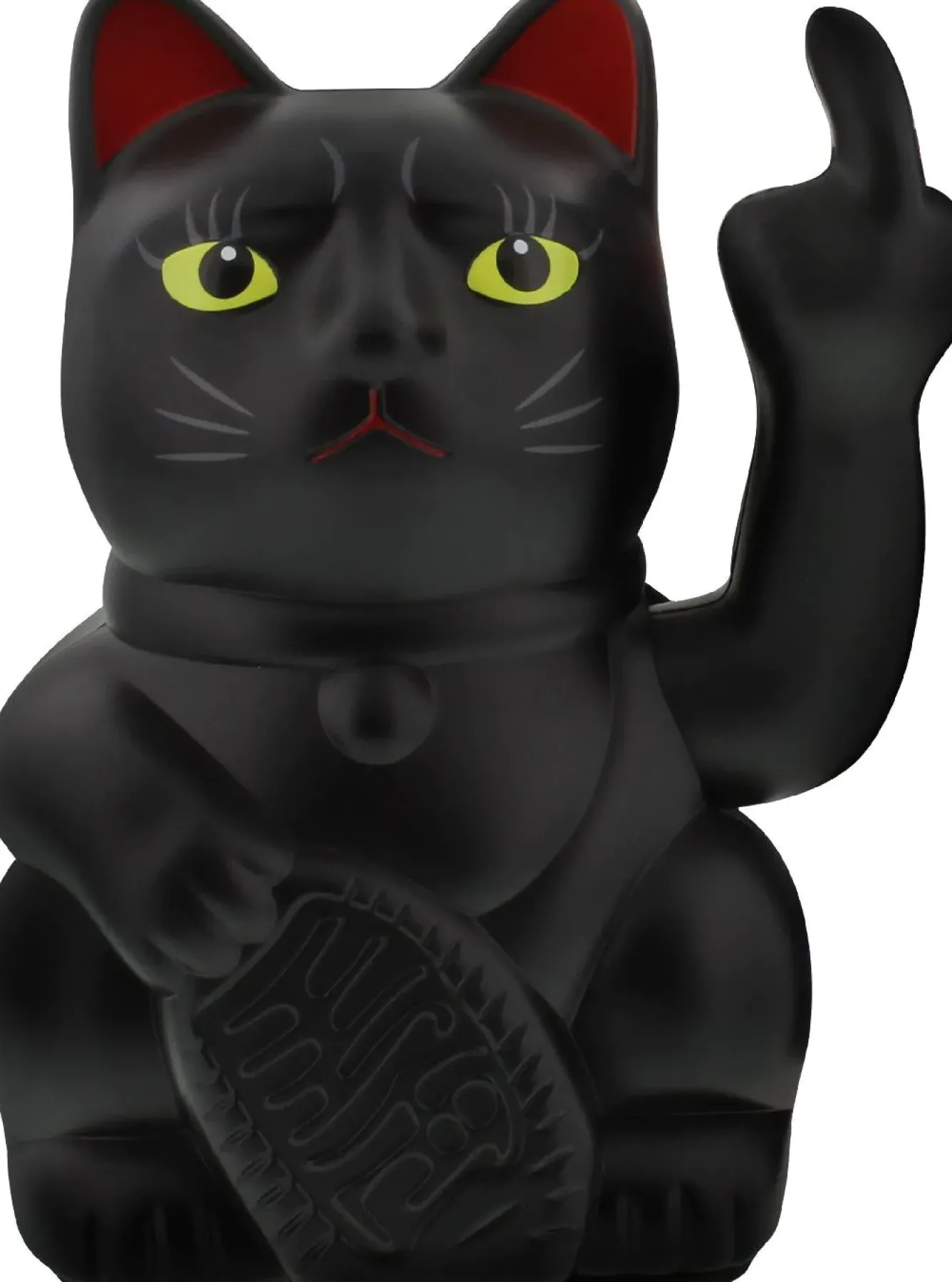 Online NANU-NANA Winkekatze Stinkefinger, Schwarz, 15 Cm